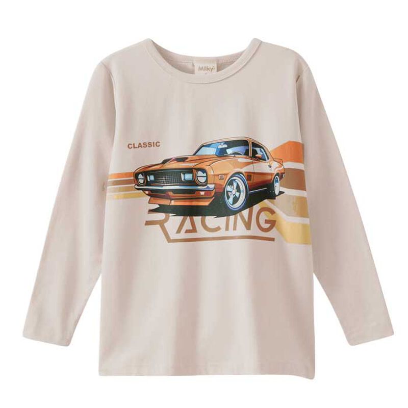 Milky Retro Racer Tee image number 0